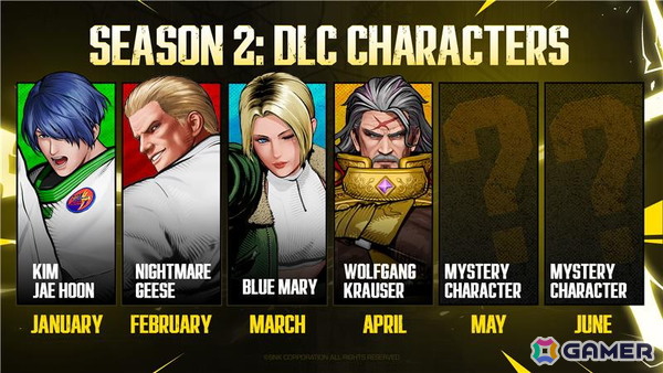 「餓狼伝説 City of the Wolves」Season 2が1月22日にスタート！ギースやクラウザーら伝説的キャラクターなど全6キャラクターが毎月1体ずつ参戦の画像2