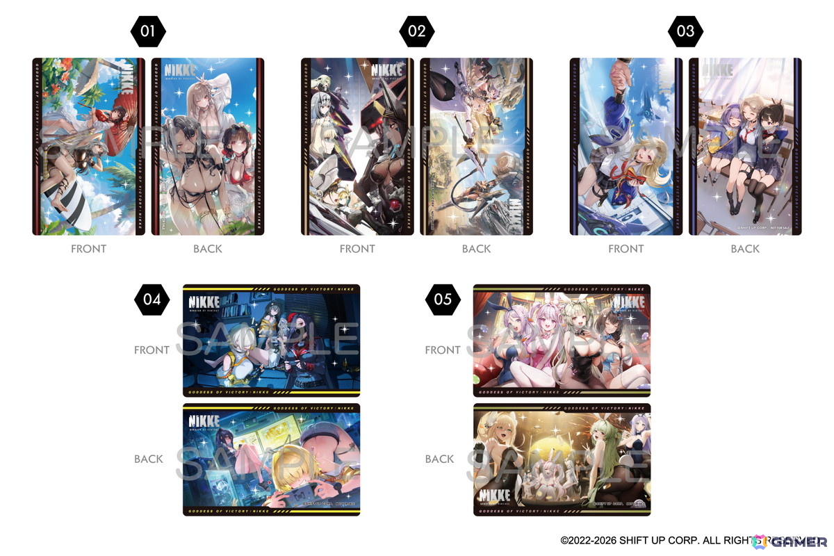 イベント会場購入特典：プロモーションカード（全5種）