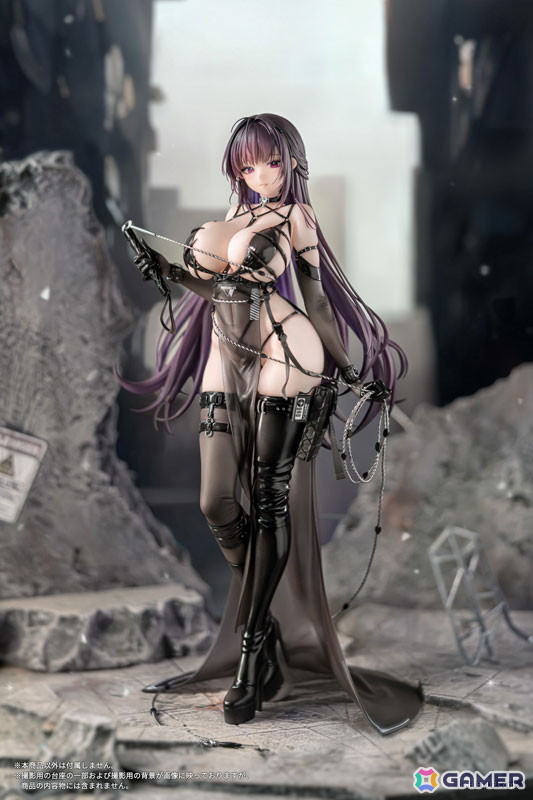 「勝利の女神：NIKKE」よりミハラ：ボンディングチェーンが1/7スケールフィギュアとなって登場！あみあみ限定で特典「A2クリアポスター」も付属の画像1