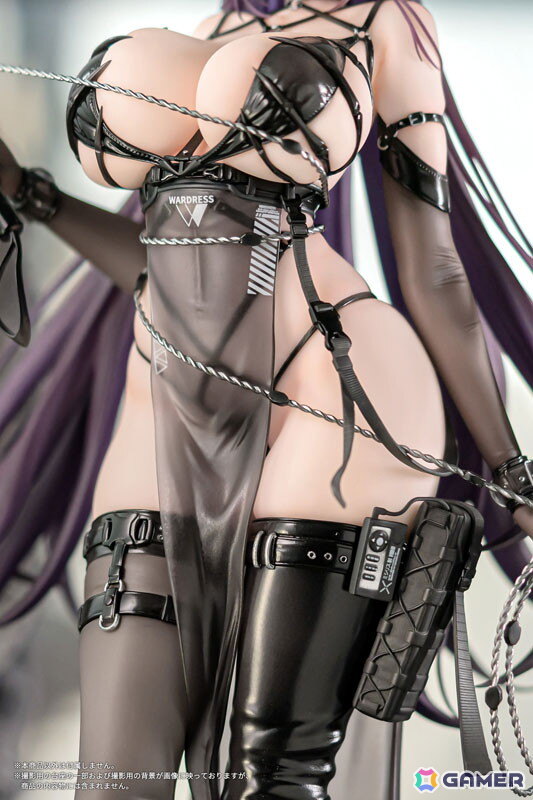 「勝利の女神：NIKKE」よりミハラ：ボンディングチェーンが1/7スケールフィギュアとなって登場！あみあみ限定で特典「A2クリアポスター」も付属の画像6