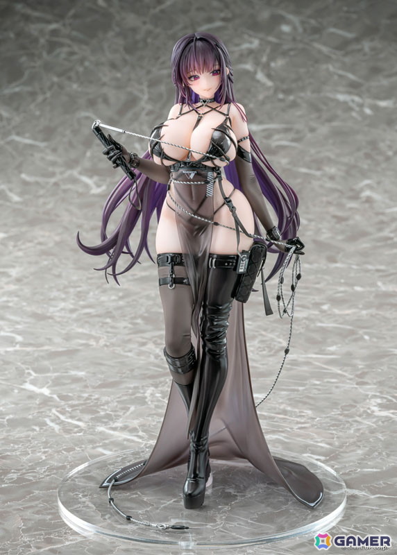 「勝利の女神：NIKKE」よりミハラ：ボンディングチェーンが1/7スケールフィギュアとなって登場！あみあみ限定で特典「A2クリアポスター」も付属の画像