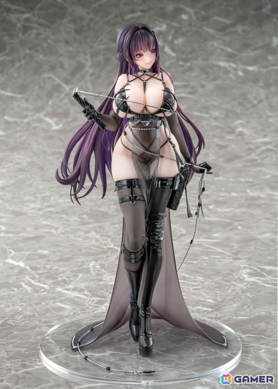 「勝利の女神：NIKKE」よりミハラ：ボンディングチェーンが1/7スケールフィギュアとなって登場！あみあみ限定で特典「A2クリアポスター」も付属の画像