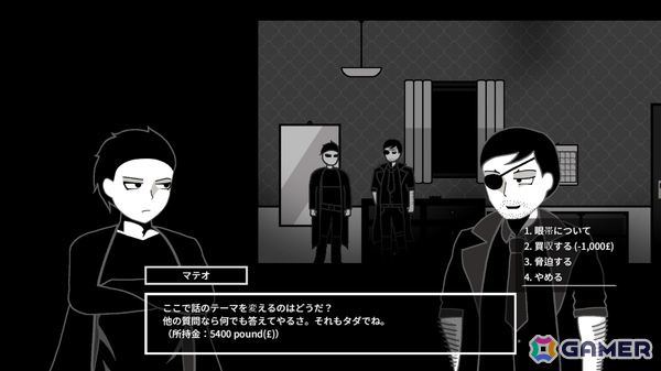 容疑者を買収・脅迫することで追加のヒントがもらえるノワール推理ADV「Man of Nollyn」がリリースの画像10