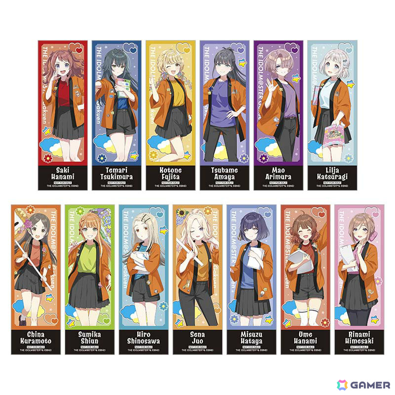 特典：チケット風カード（全13種）