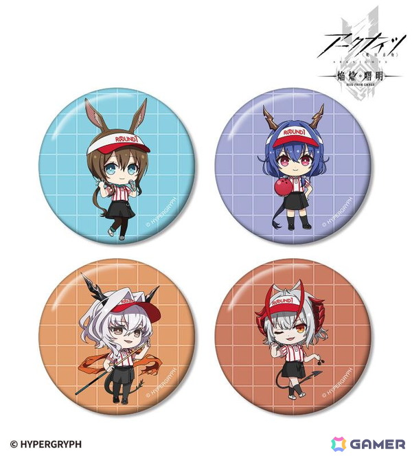 アニメ「アークナイツ【焔燼曙明/RISE FROM EMBER】」×「ROUND1」のコラボアイテムが受注販売中!アーミヤ、ブレイズらが描き下ろしイラストで登場の画像