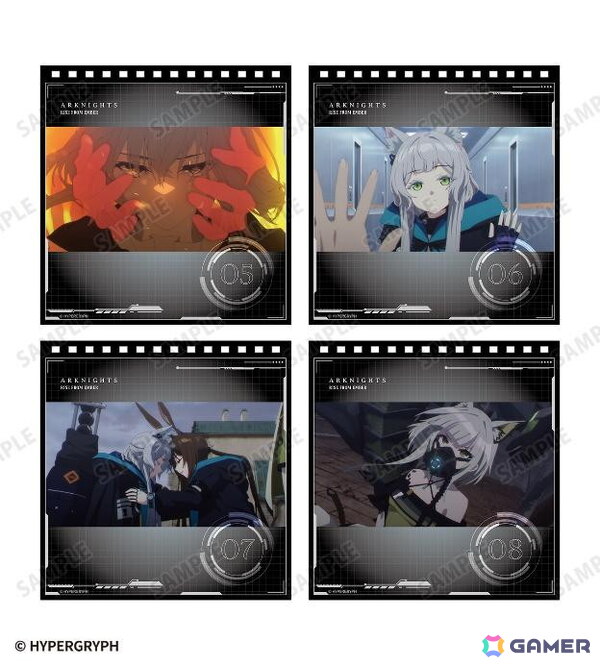 アニメ「アークナイツ【焔燼曙明/RISE FROM EMBER】」×「ROUND1」のコラボアイテムが受注販売中!アーミヤ、ブレイズらが描き下ろしイラストで登場の画像