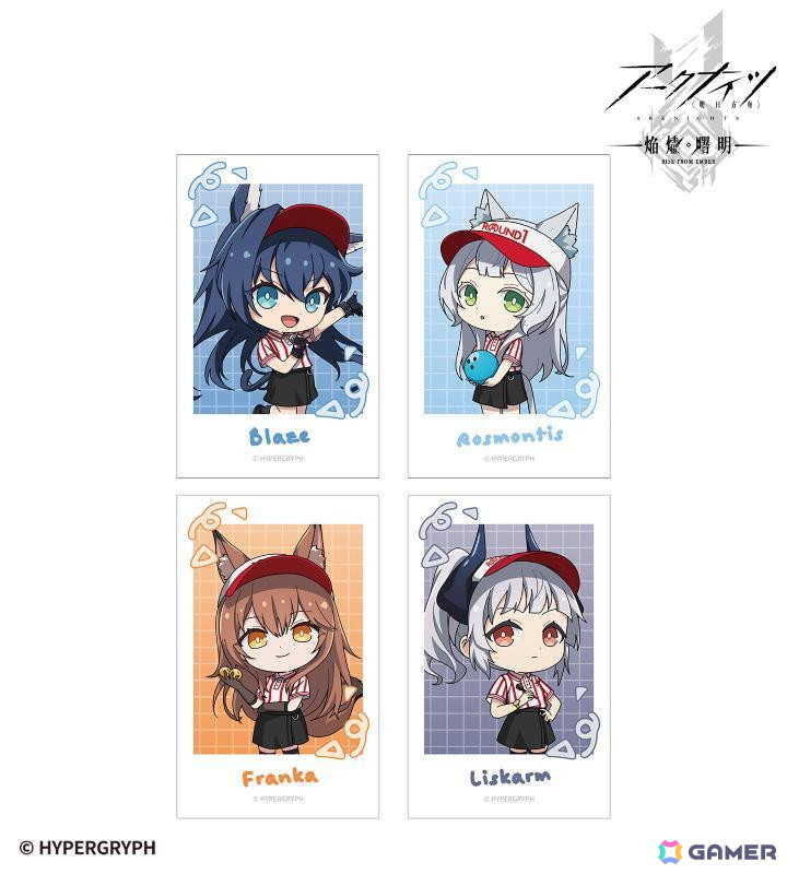 アニメ「アークナイツ【焔燼曙明/RISE FROM EMBER】」×「ROUND1」のコラボアイテムが受注販売中！アーミヤ、ブレイズらが描き下ろしイラストで登場の画像16