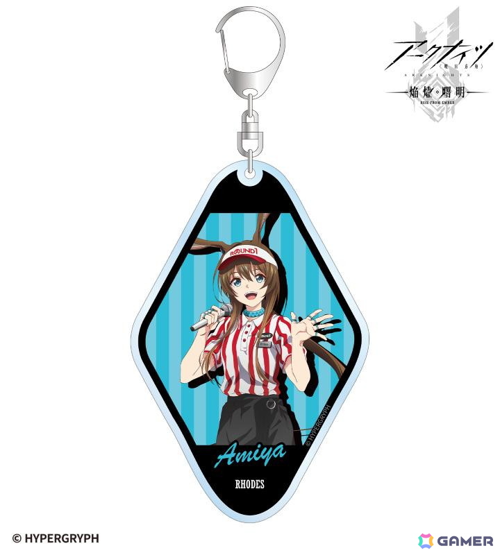 アニメ「アークナイツ【焔燼曙明/RISE FROM EMBER】」×「ROUND1」のコラボアイテムが受注販売中!アーミヤ、ブレイズらが描き下ろしイラストで登場の画像