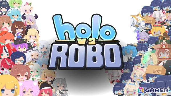 ホロライブメンバーがモチーフのロボット“ホロドール”で大群に立ち向かうレーン型タワーディフェンス「Holo vs Robo」がSteamで配信！の画像1