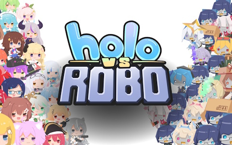 ホロライブメンバーがモチーフのロボット“ホロドール”で大群に立ち向かうレーン型タワーディフェンス「Holo vs Robo」がSteamで配信！
