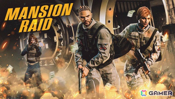 「GTAオンライン」新モード「邸宅レイド」が登場！高級不動産を舞台に金塊の強奪戦を繰り広げようの画像1
