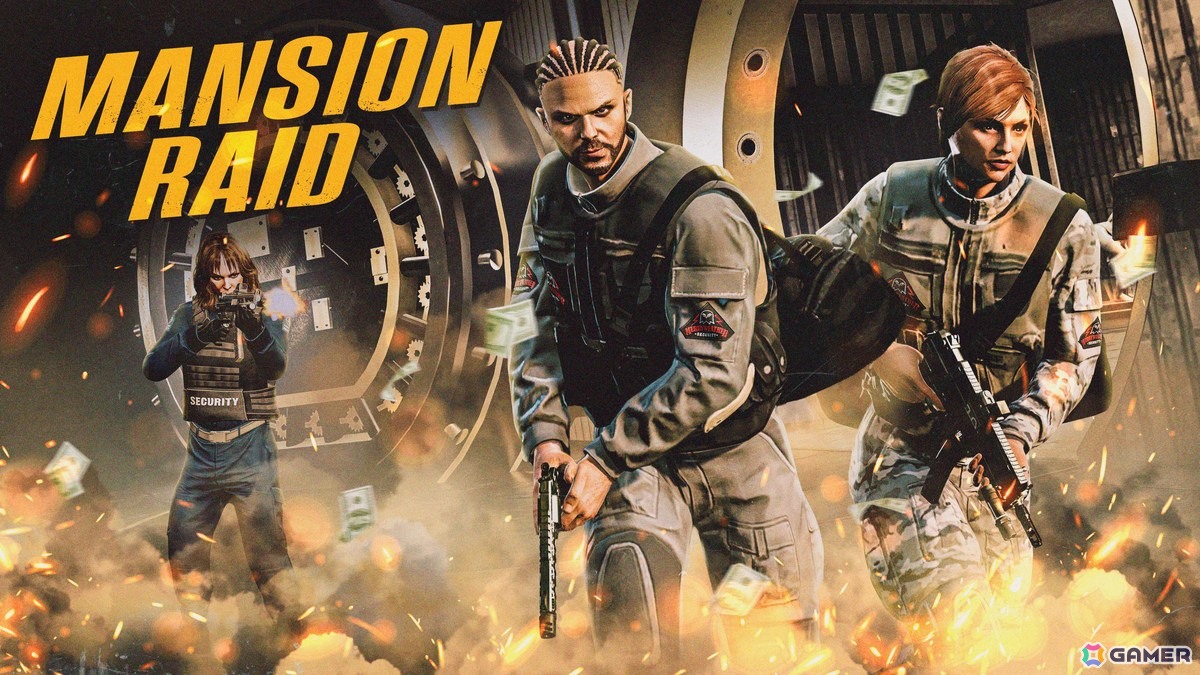 「GTAオンライン」新モード「邸宅レイド」が登場!高級不動産を舞台に金塊の強奪戦を繰り広げようの画像