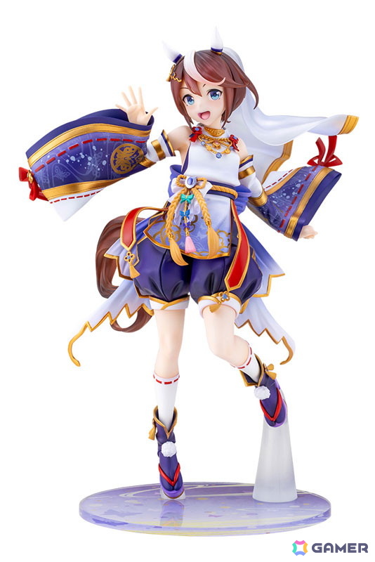 「ウマ娘 プリティーダービー」トウカイテイオーが和装姿のフィギュアで登場！紫を基調とした美しいデザインを忠実に再現の画像1