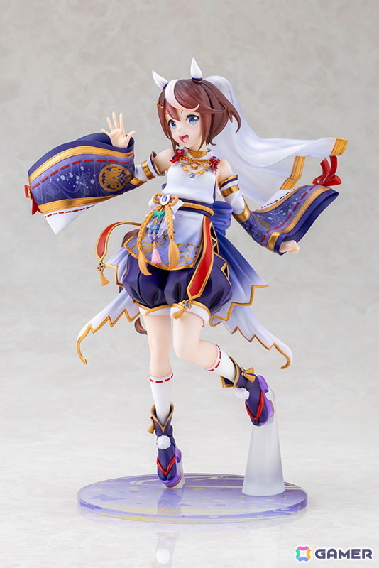 「ウマ娘 プリティーダービー」トウカイテイオーが和装姿のフィギュアで登場！紫を基調とした美しいデザインを忠実に再現の画像4