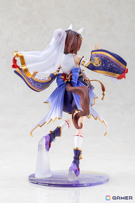 「ウマ娘 プリティーダービー」トウカイテイオーが和装姿のフィギュアで登場！紫を基調とした美しいデザインを忠実に再現の画像6