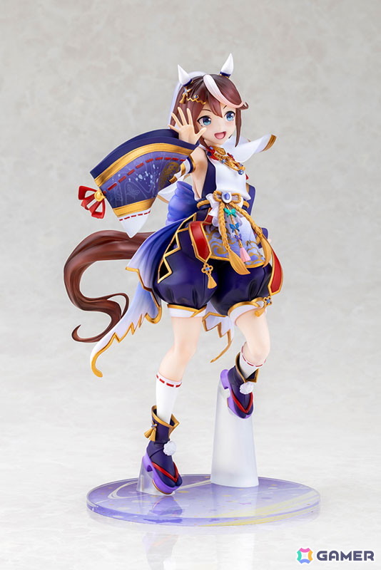 「ウマ娘 プリティーダービー」トウカイテイオーが和装姿のフィギュアで登場！紫を基調とした美しいデザインを忠実に再現の画像7