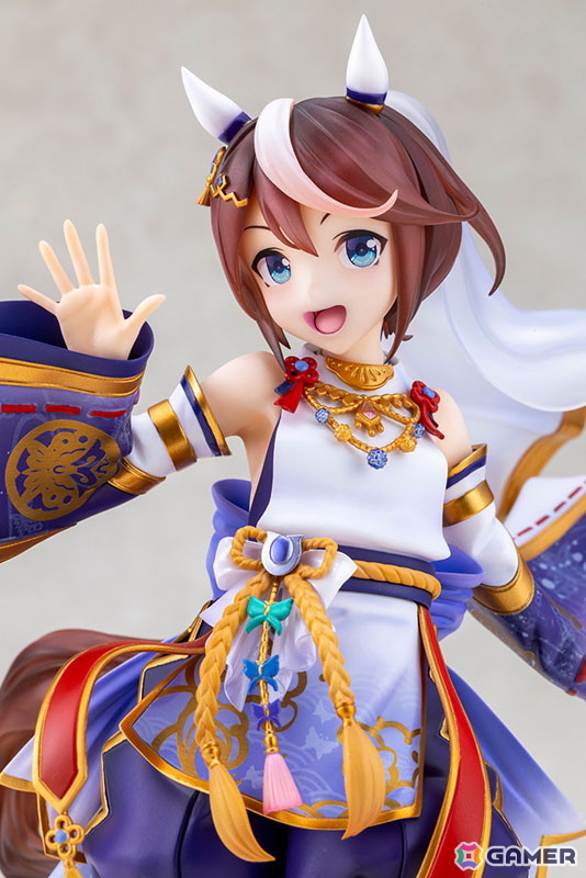 「ウマ娘 プリティーダービー」トウカイテイオーが和装姿のフィギュアで登場!紫を基調とした美しいデザインを忠実に再現の画像