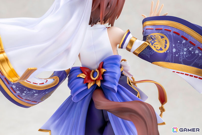 「ウマ娘 プリティーダービー」トウカイテイオーが和装姿のフィギュアで登場!紫を基調とした美しいデザインを忠実に再現の画像