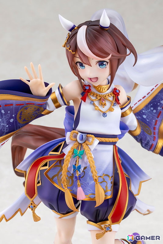 「ウマ娘 プリティーダービー」トウカイテイオーが和装姿のフィギュアで登場!紫を基調とした美しいデザインを忠実に再現の画像
