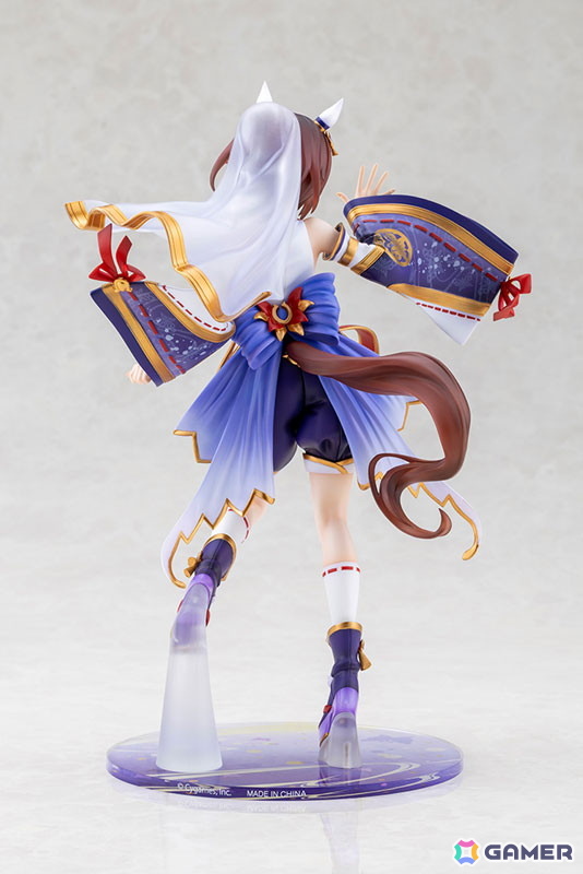「ウマ娘 プリティーダービー」トウカイテイオーが和装姿のフィギュアで登場!紫を基調とした美しいデザインを忠実に再現の画像