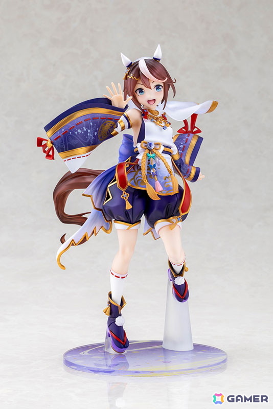 「ウマ娘 プリティーダービー」トウカイテイオーが和装姿のフィギュアで登場!紫を基調とした美しいデザインを忠実に再現の画像