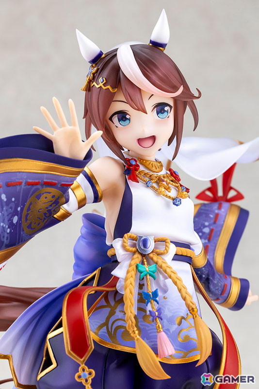 「ウマ娘 プリティーダービー」トウカイテイオーが和装姿のフィギュアで登場!紫を基調とした美しいデザインを忠実に再現の画像
