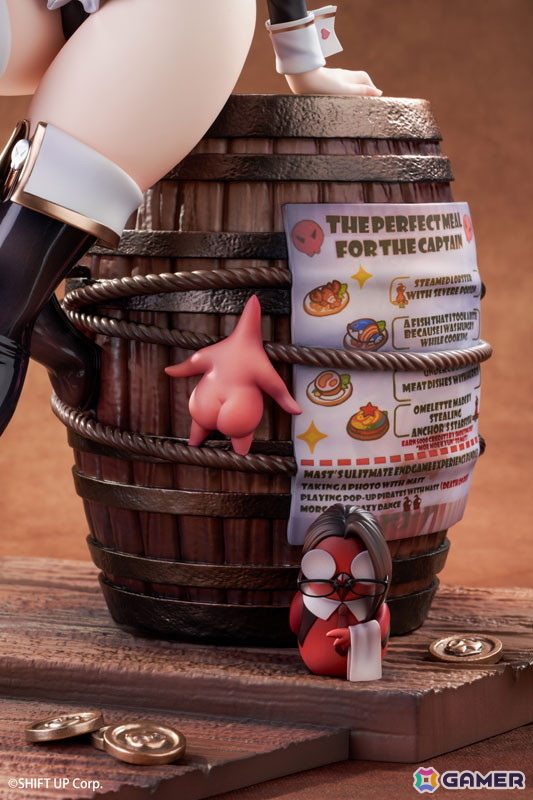 「勝利の女神：NIKKE」より「マスト：ロマンチックメイド」が1/4スケールフィギュアで登場！豪華版には原画タペストリーが付属の画像