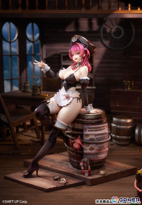 「勝利の女神：NIKKE」より「マスト：ロマンチックメイド」が1/4スケールフィギュアで登場！豪華版には原画タペストリーが付属の画像