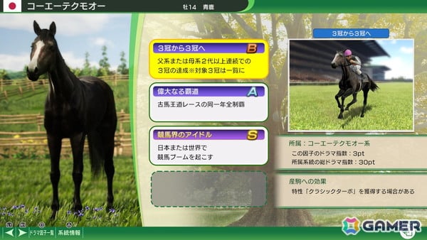 「Winning Post 10 2026」日本競馬史に刻まれた名レースを彩るシネマイベントや名馬相関図などの詳細が公開！体験版が配信決定にの画像8