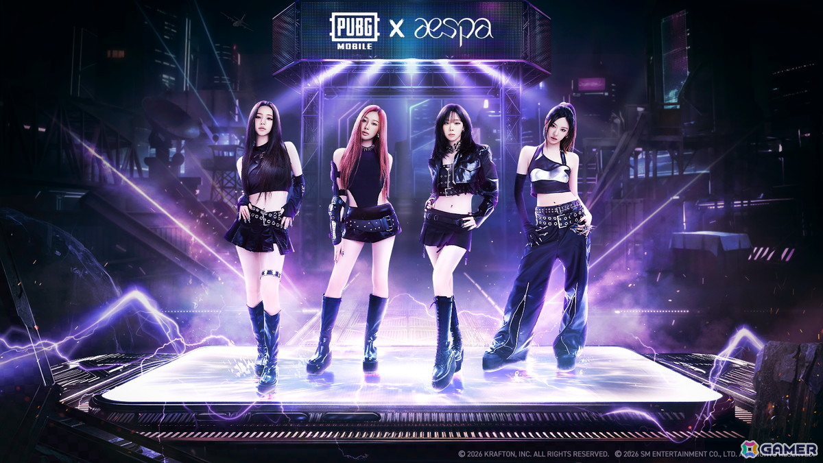 「PUBG MOBILE」がaespaとコラボ！楽曲を活用した専用エモートでパフォーマンスと世界観を体現の画像