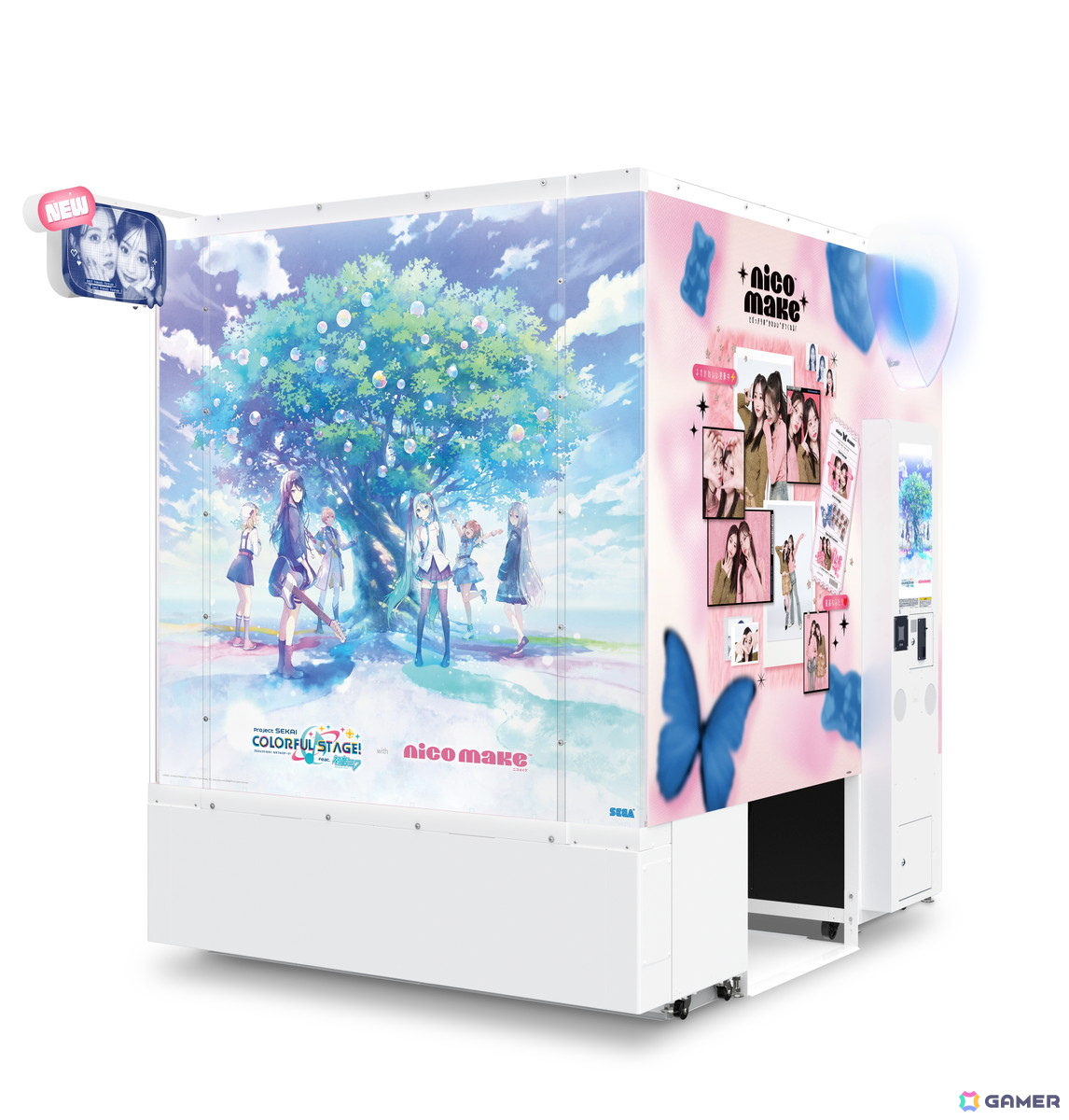 プロセカとプリクラ「NICO MAKE」のコラボイベントがスタート！限定デザインの撮影フレームやミクの進行ボイスが楽しめるの画像