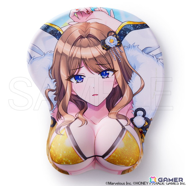 「ドルフィンウェーブ」から公式描き下ろしのイラストを使用した立体マウスパッドが登場！永雪氷織、シュネー・ヴァイスベルグ、住乃絵紫苑がラインナップの画像5