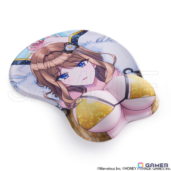 「ドルフィンウェーブ」から公式描き下ろしのイラストを使用した立体マウスパッドが登場！永雪氷織、シュネー・ヴァイスベルグ、住乃絵紫苑がラインナップの画像6