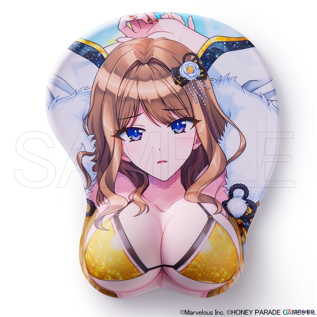 「ドルフィンウェーブ」から公式描き下ろしのイラストを使用した立体マウスパッドが登場！永雪氷織、シュネー・ヴァイスベルグ、住乃絵紫苑がラインナップの画像5