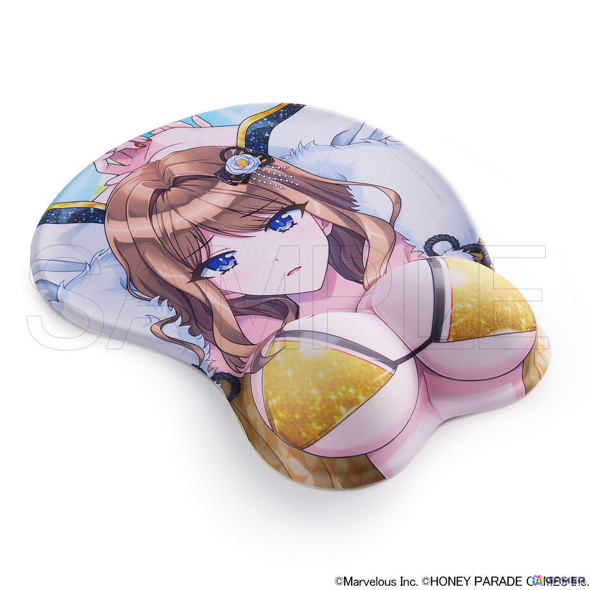 「ドルフィンウェーブ」から公式描き下ろしのイラストを使用した立体マウスパッドが登場！永雪氷織、シュネー・ヴァイスベルグ、住乃絵紫苑がラインナップの画像6