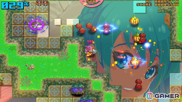 パネル破壊系ツインスティックシューター「Z-GYUBAAN!」がSteamにて配信!敵を倒しながらパネルを破壊して女の子を救出、100%破壊で何かが待っているの画像