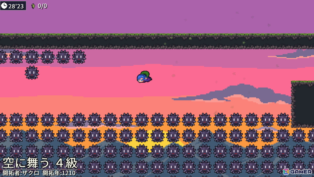作って遊べる2D忍者アクションゲーム「蒼穹のダンジョン 忍び返しの霊峰」のSteamストアページが公開！東京ゲームダンジョン11では体験版を出展の画像5