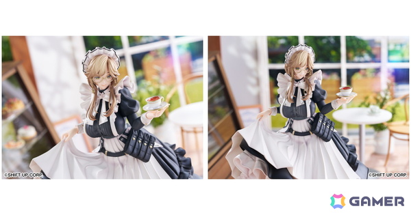 「勝利の女神：NIKKE」エードが初のスケールフィギュア化！エプロンの造形、衣装にたっぷり施されたフリル・リボンの質感を再現の画像4