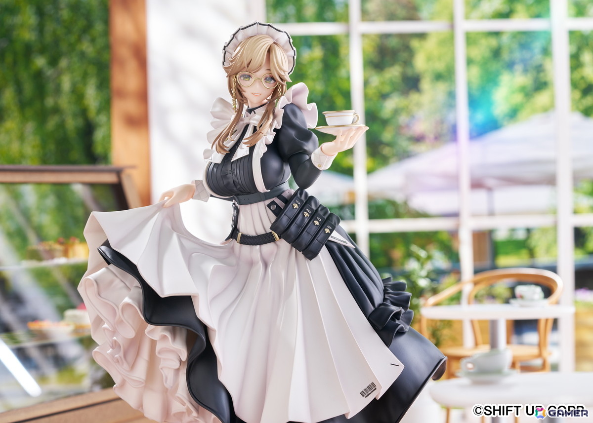 「勝利の女神：NIKKE」エードが初のスケールフィギュア化！エプロンの造形、衣装にたっぷり施されたフリル・リボンの質感を再現の画像