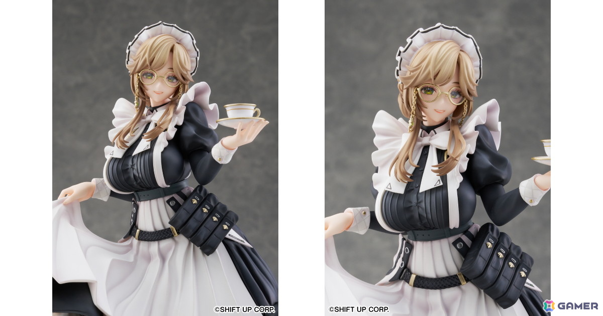 「勝利の女神：NIKKE」エードが初のスケールフィギュア化！エプロンの造形、衣装にたっぷり施されたフリル・リボンの質感を再現の画像