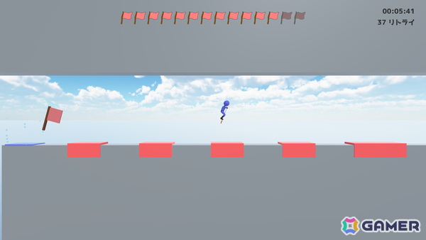 高難易度アクション「ホッピング忍者さん」が2月にSteamにて無料公開！unityroomで298万回以上閲覧された同名タイトルの移植作の画像