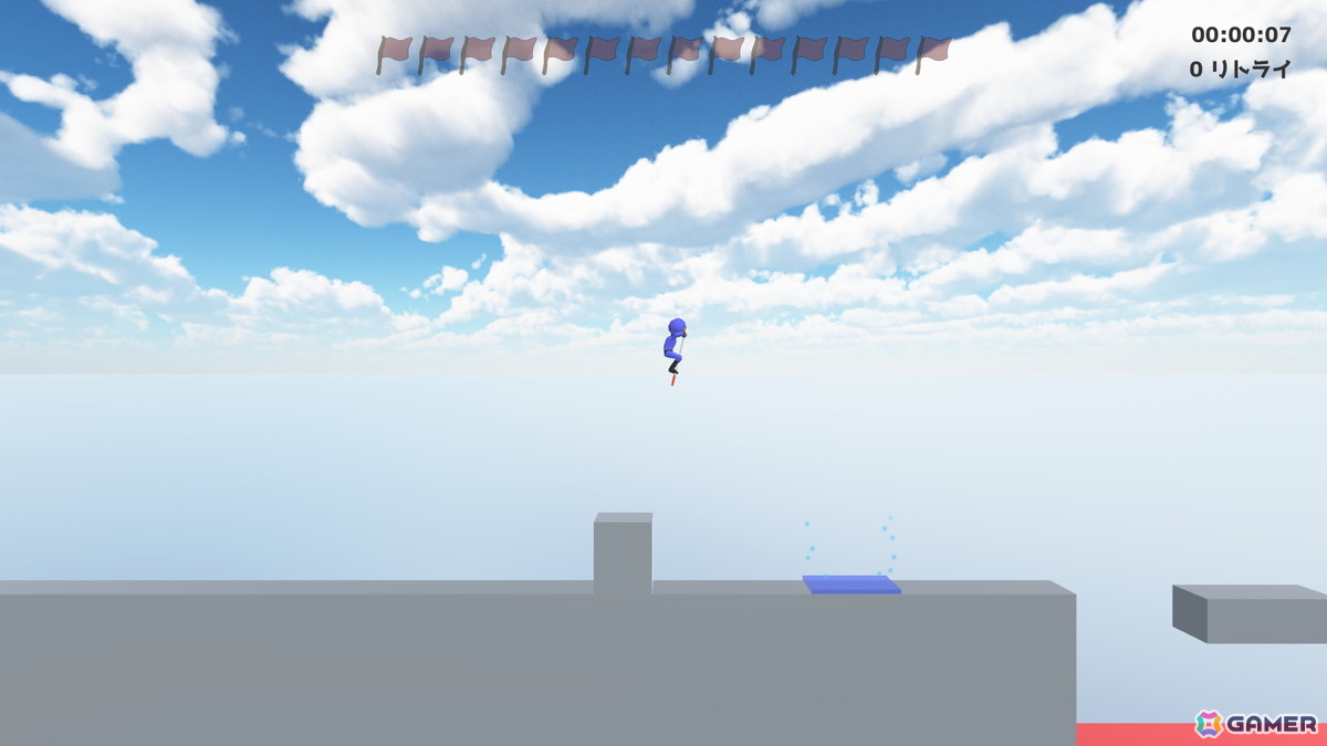 高難易度アクション「ホッピング忍者さん」が2月にSteamにて無料公開！unityroomで298万回以上閲覧された同名タイトルの移植作の画像3