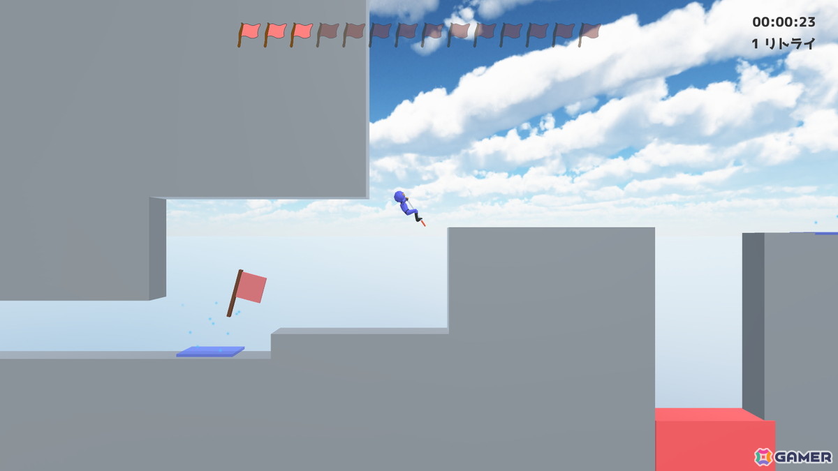 高難易度アクション「ホッピング忍者さん」が2月にSteamにて無料公開！unityroomで298万回以上閲覧された同名タイトルの移植作の画像4