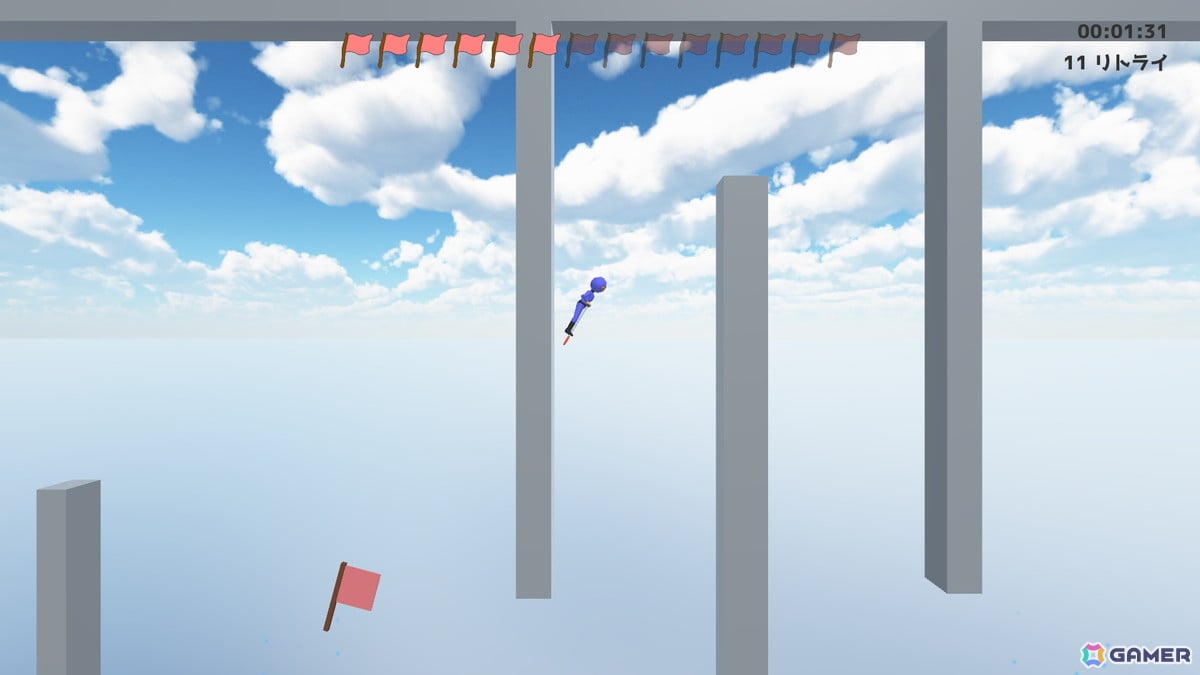 高難易度アクション「ホッピング忍者さん」が2月にSteamにて無料公開！unityroomで298万回以上閲覧された同名タイトルの移植作の画像7