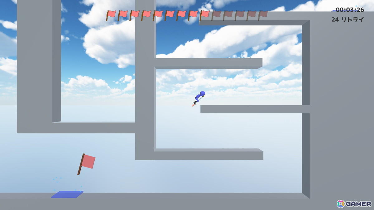 高難易度アクション「ホッピング忍者さん」が2月にSteamにて無料公開！unityroomで298万回以上閲覧された同名タイトルの移植作の画像8