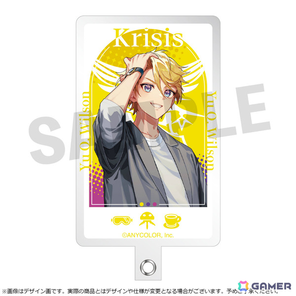 NIJISANJI EN所属ユニット・KrisisとSuperGroupiesのコラボグッズが登場！3人をモチーフにしたバッグや腕時計など全13種がラインナップの画像