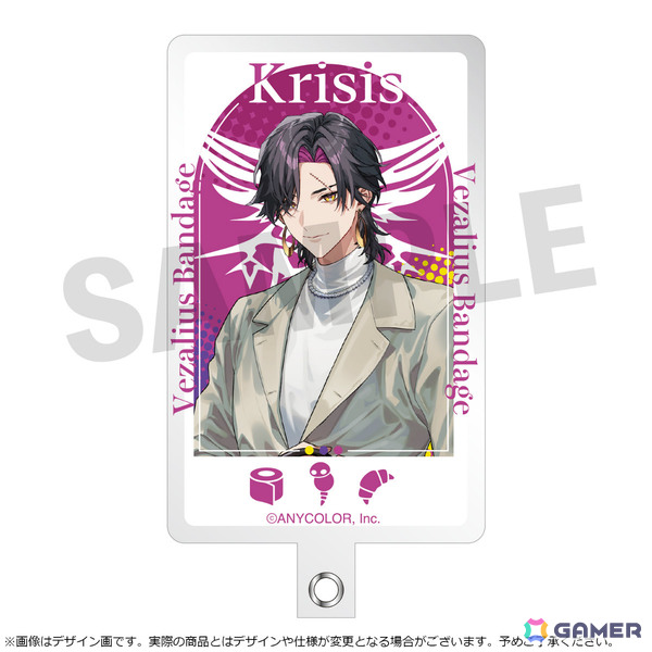 NIJISANJI EN所属ユニット・KrisisとSuperGroupiesのコラボグッズが登場！3人をモチーフにしたバッグや腕時計など全13種がラインナップの画像