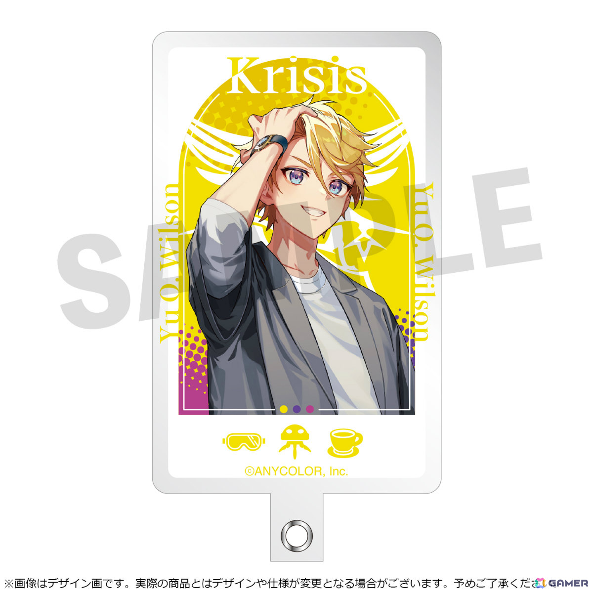 NIJISANJI EN所属ユニット・KrisisとSuperGroupiesのコラボグッズが登場！3人をモチーフにしたバッグや腕時計など全13種がラインナップの画像53