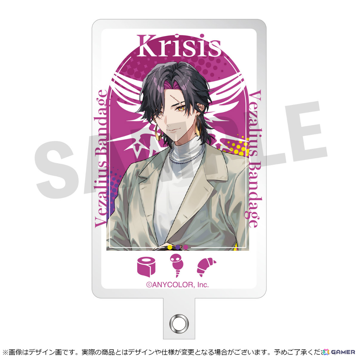 NIJISANJI EN所属ユニット・KrisisとSuperGroupiesのコラボグッズが登場！3人をモチーフにしたバッグや腕時計など全13種がラインナップの画像97