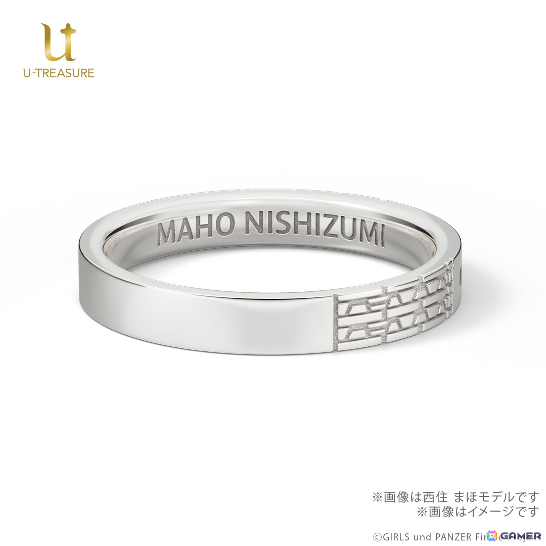 「ガールズ＆パンツァー 最終章」戦車の履帯をモチーフにした指輪が登場！大洗女子学園、聖グロリアーナ女学院、黒森峰女学園、継続高校の4モデルの画像